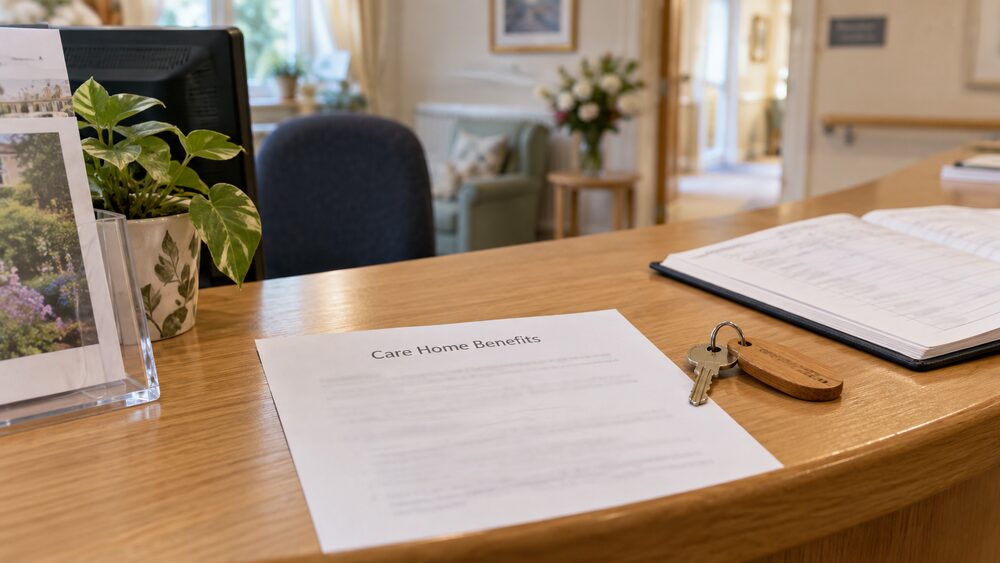 Payments when you live in a care home