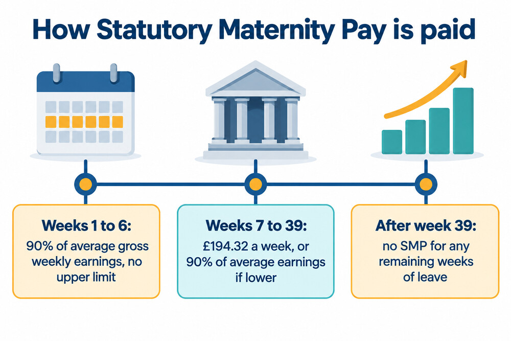 How SMP is paid across the 39 weeks