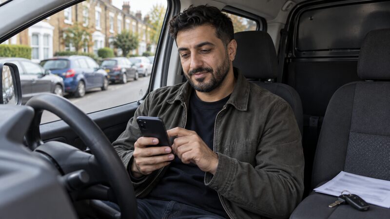 A policyholder updating their car details in an online insurance account