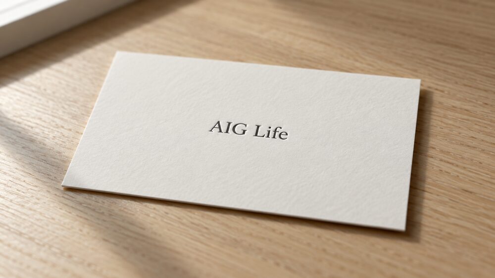 AIG Life name card