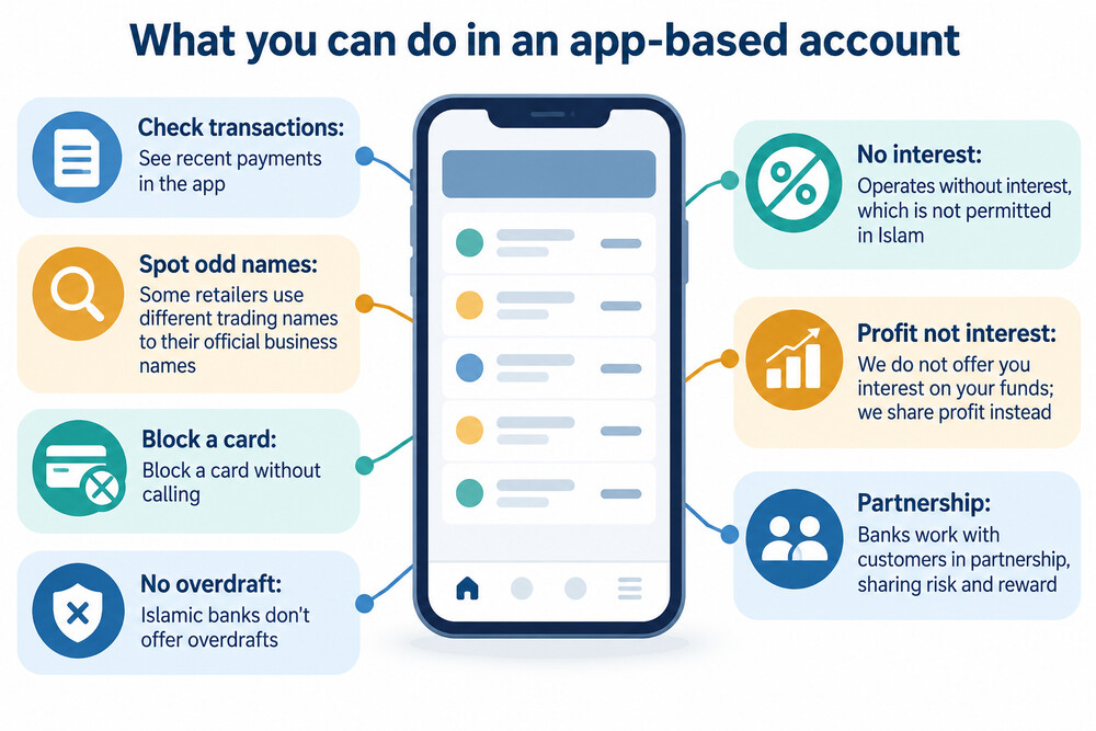 A smartphone showing the Nomo banking app home screen with balance and recent transactions