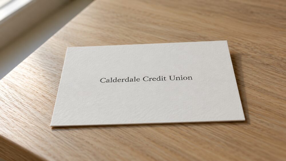 Calderdale Credit Union name card