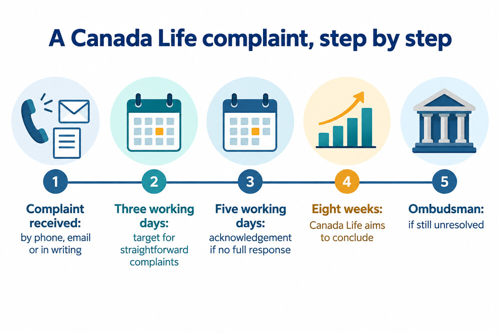How a complaint to Canada Life moves towards an ombudsman