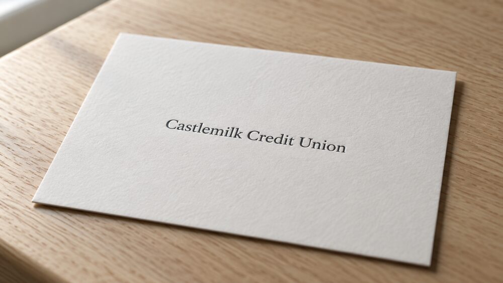 Castlemilk Credit Union name card