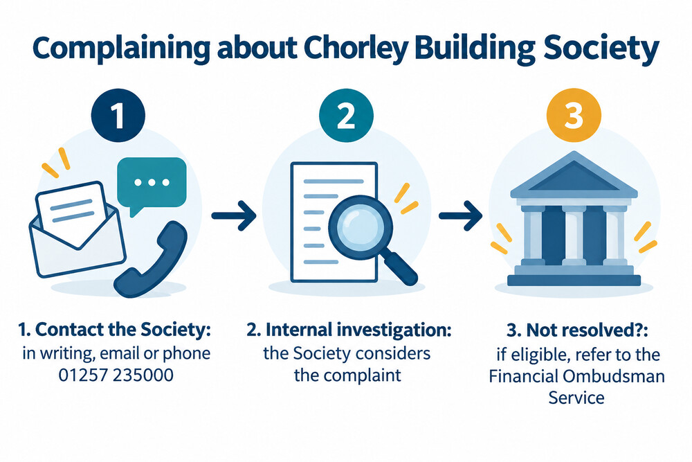 How a complaint about Chorley Building Society is handled