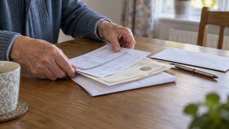 A death notification form and the documents usually requested alongside it