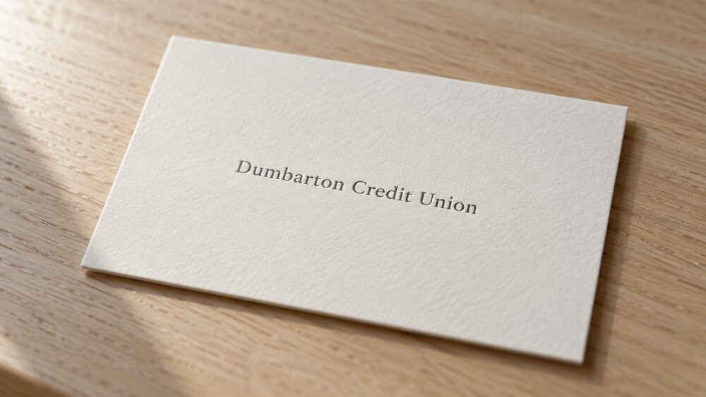 Dumbarton Credit Union name card