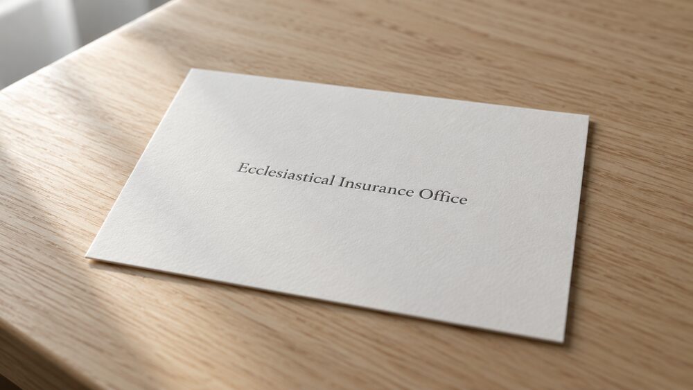Ecclesiastical Insurance Office name card