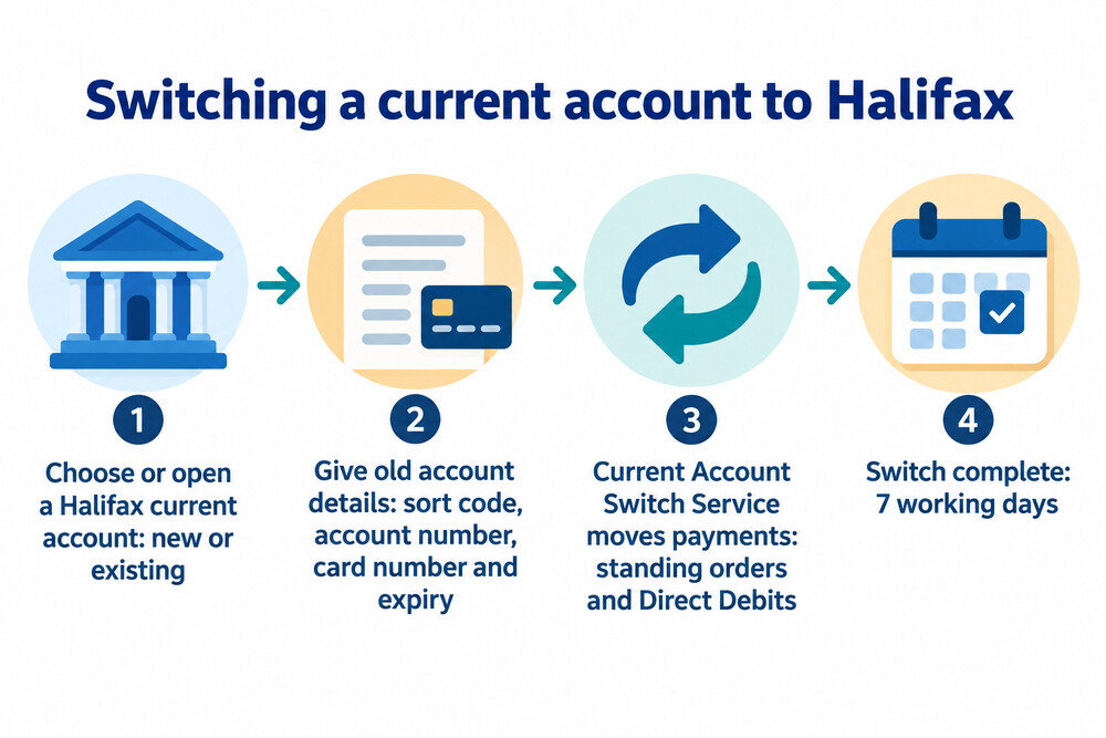How switching a current account to Halifax works