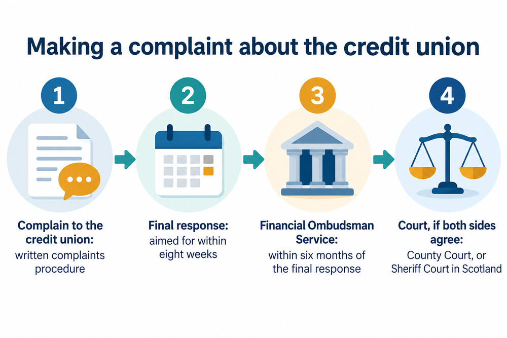 How a complaint moves from the credit union to the ombudsman