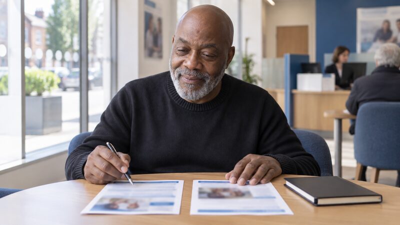 A saver comparing an easy access account with a fixed term deposit