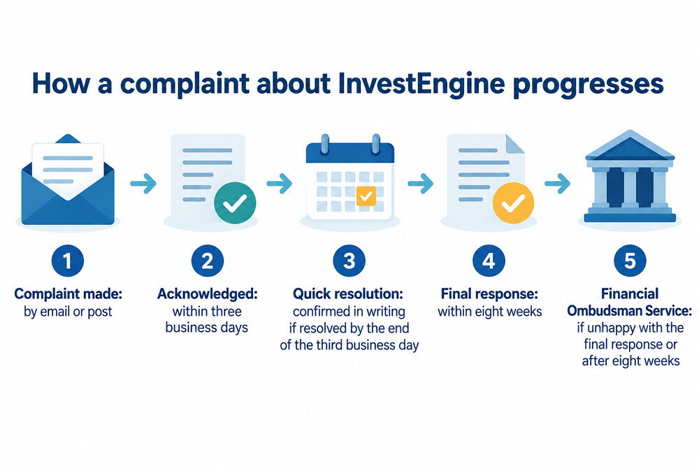 The route of a complaint from InvestEngine to the Financial Ombudsman Service