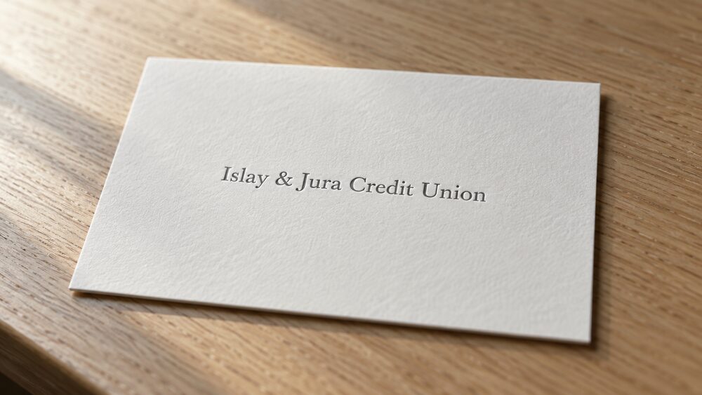 Islay & Jura Credit Union name card