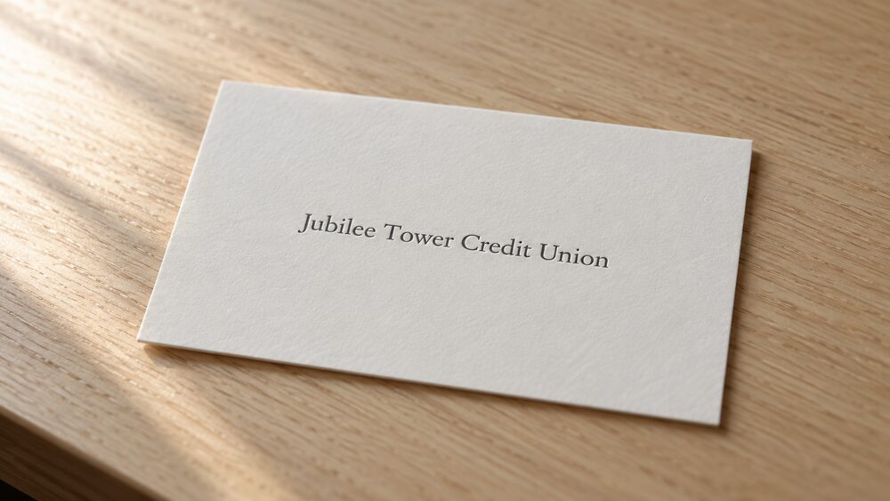 Jubilee Tower Credit Union name card