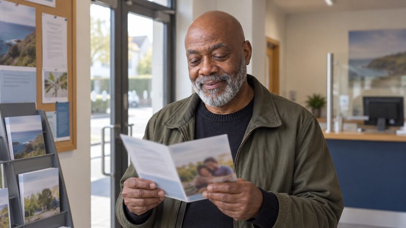 A leaflet explaining free life savings insurance for credit union members