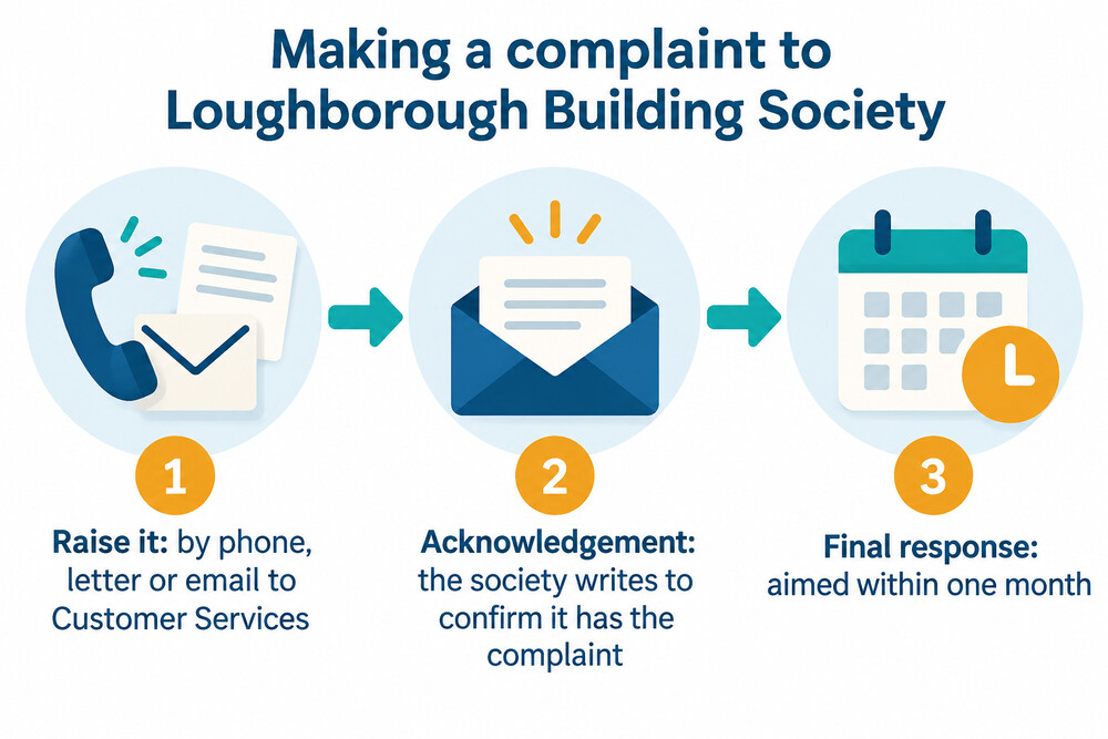How a complaint to Loughborough Building Society is handled