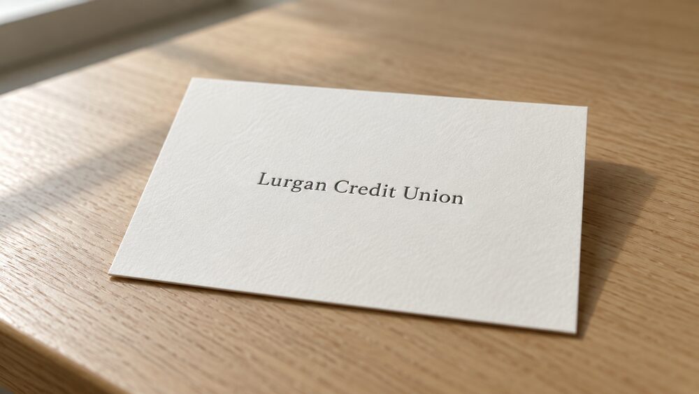 Lurgan Credit Union name card