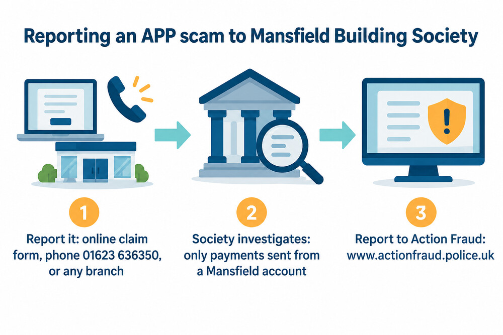 How to report an authorised push payment scam to the society