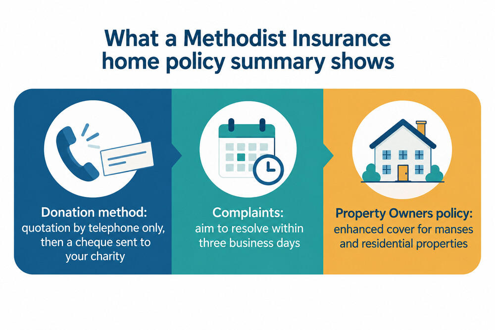 A standard Insurance Product Information Document summary showing the main cover, exclusions and period