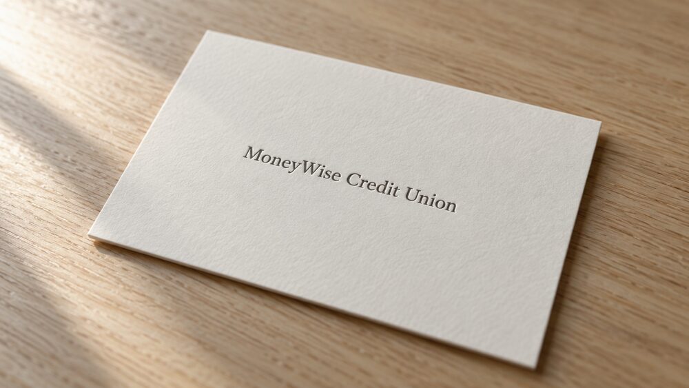 MoneyWise Credit Union name card