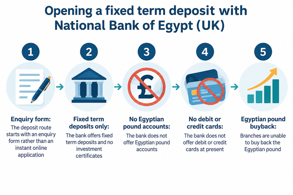 A customer completing an online enquiry form for a fixed term deposit