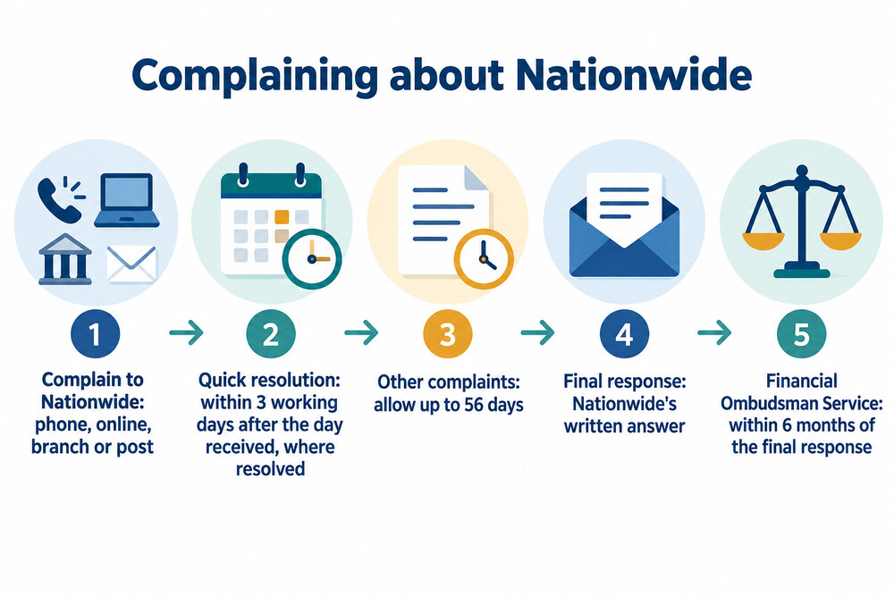 How a complaint about Nationwide moves from the society to the Financial Ombudsman Service
