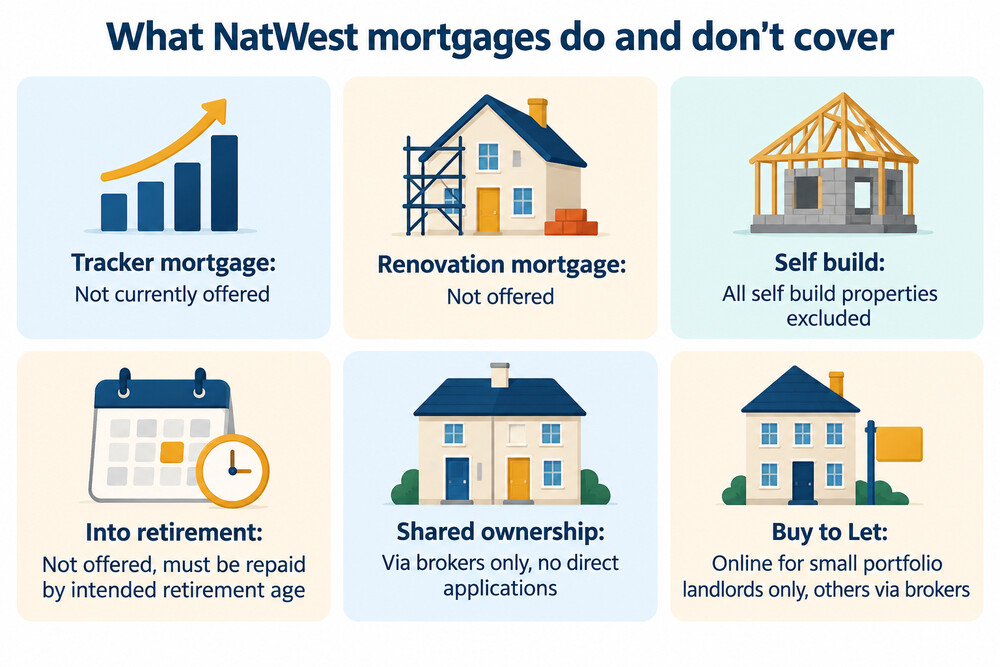 A first-time buyer comparing NatWest mortgage options on a laptop, with a property brochure beside them