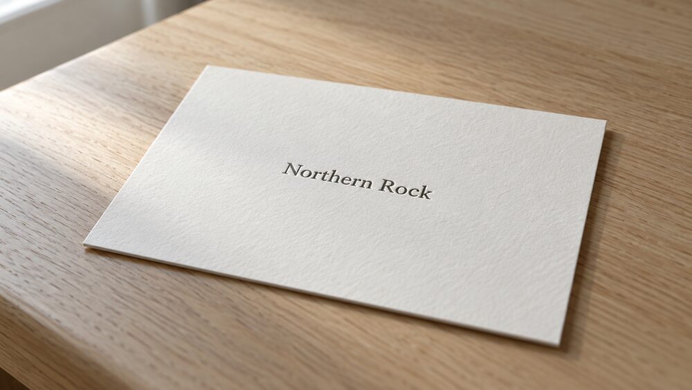 Northern Rock name card