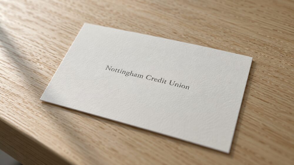 Nottingham Credit Union name card