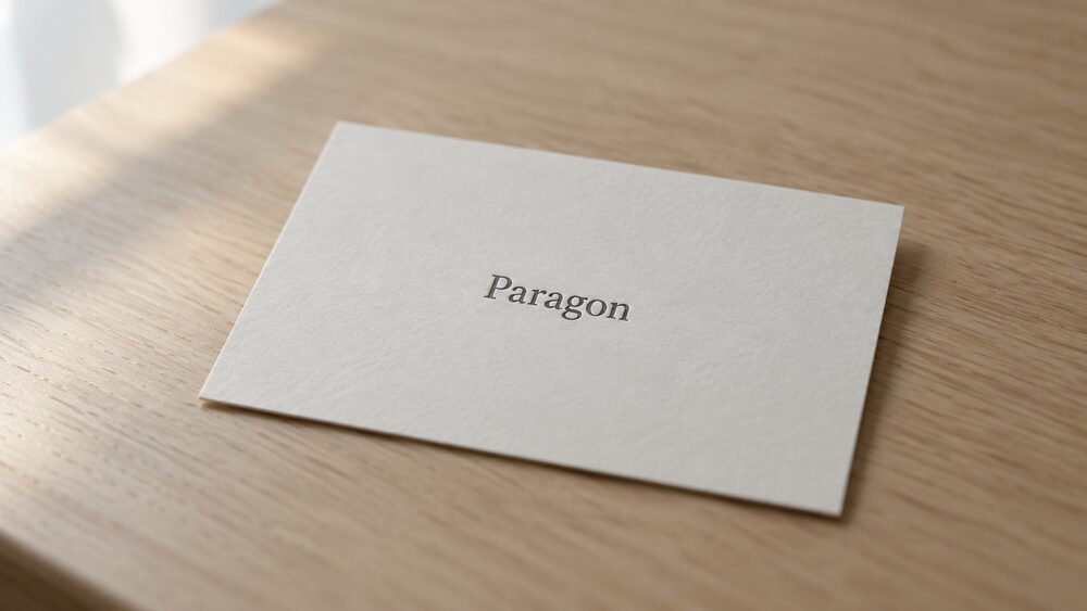 Paragon name card