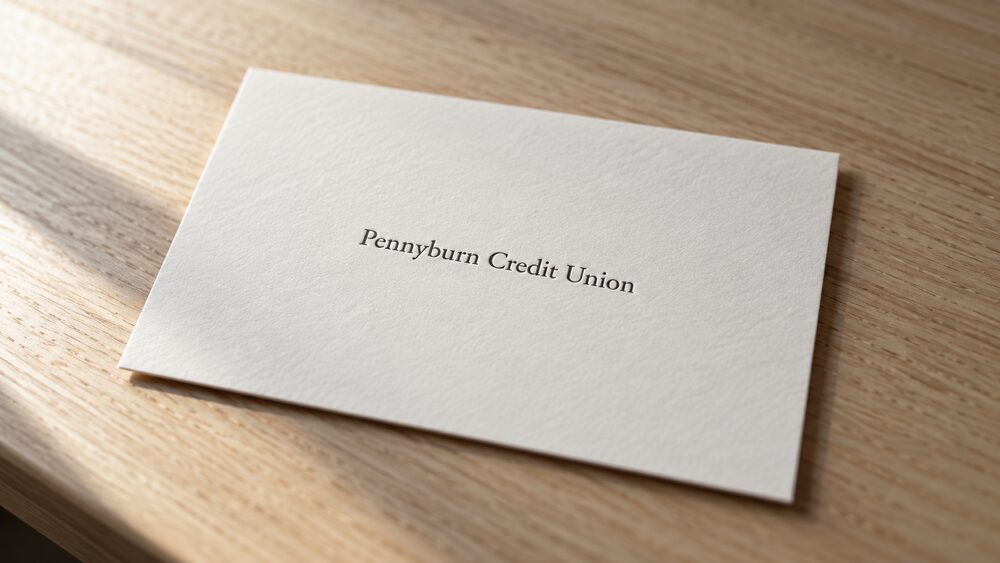 Pennyburn Credit Union name card