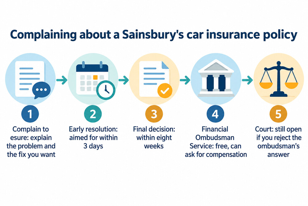 How a complaint moves from esure to the Financial Ombudsman Service