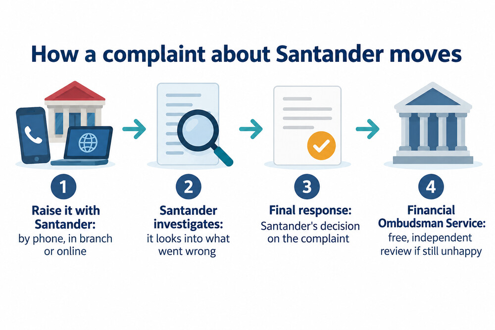 The steps of a bank complaint, from raising it with the bank to taking it to the ombudsman