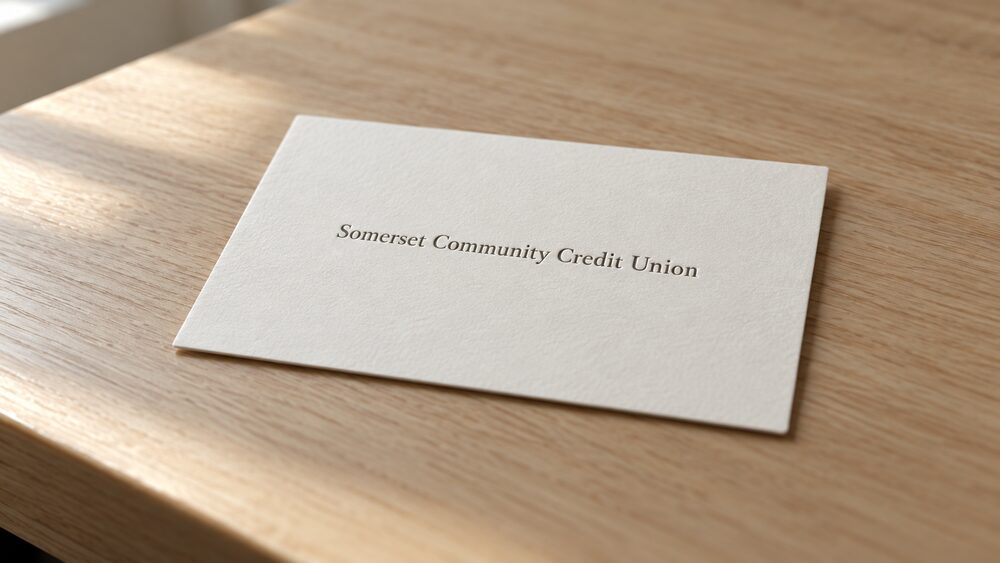 Somerset Community Credit Union name card