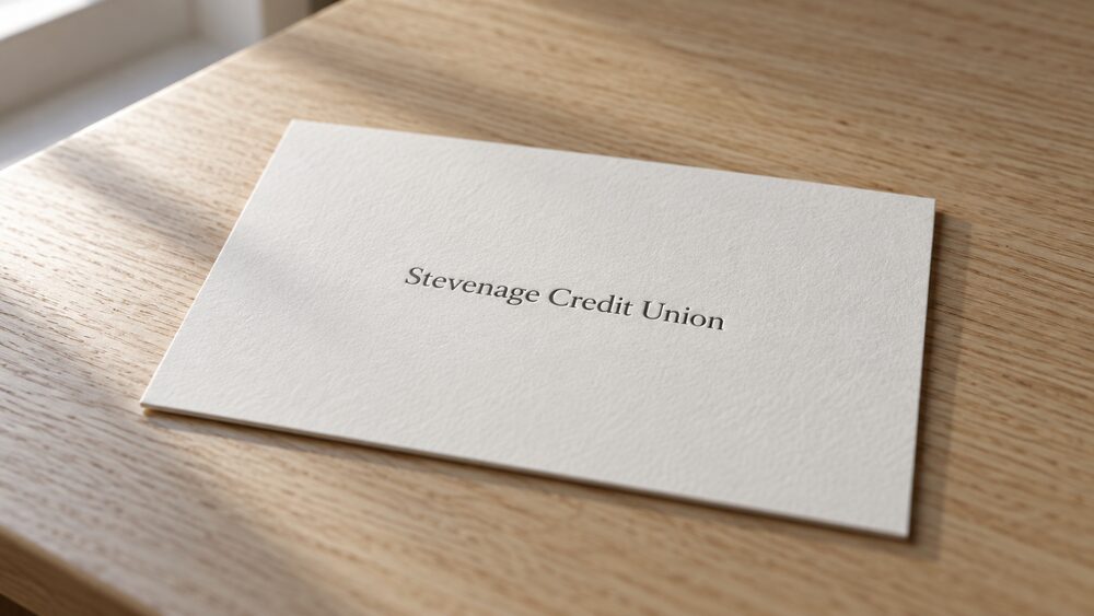 Stevenage Credit Union name card