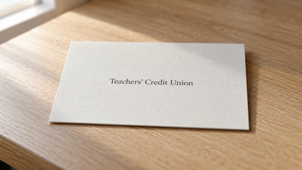 Teachers' Credit Union name card