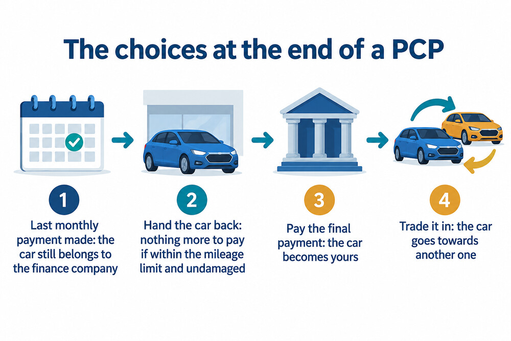 How the end of a PCP works, from the last monthly payment to the three choices
