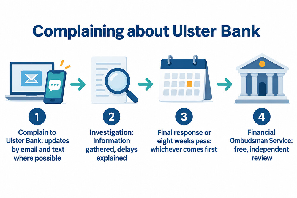 How an Ulster Bank complaint moves to the Financial Ombudsman Service