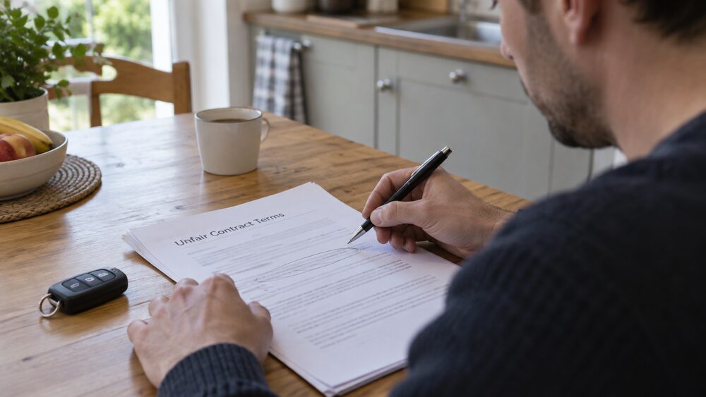 Unfair contract terms: when a term cannot be enforced