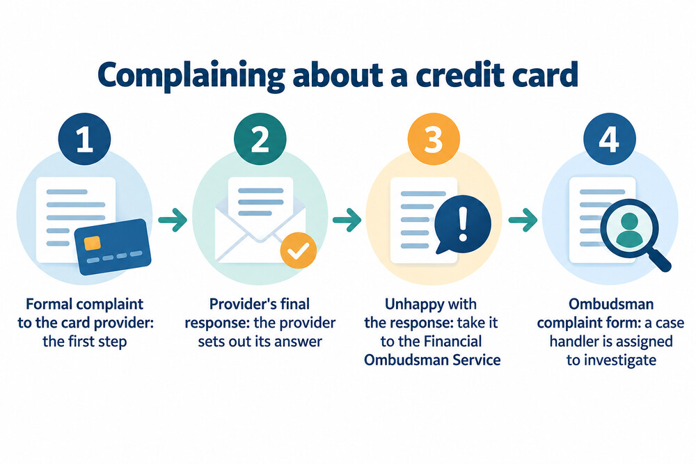 How a credit card complaint moves from provider to ombudsman