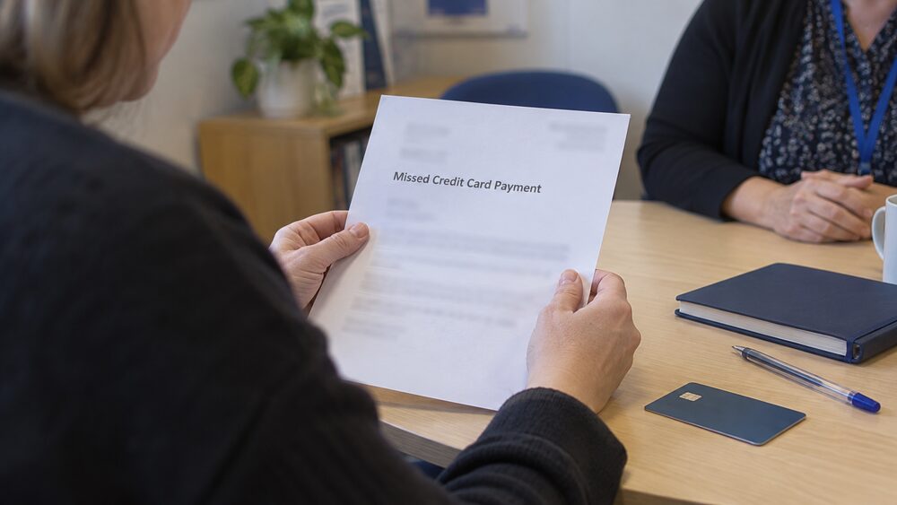 Missing a credit card payment