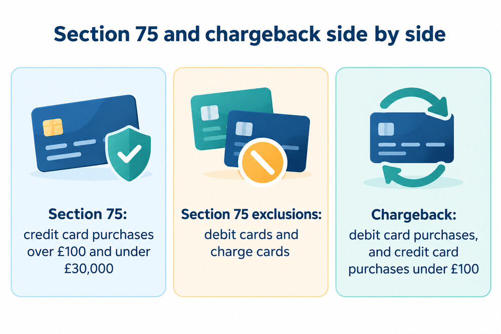 A comparison of Section 75 and chargeback protection