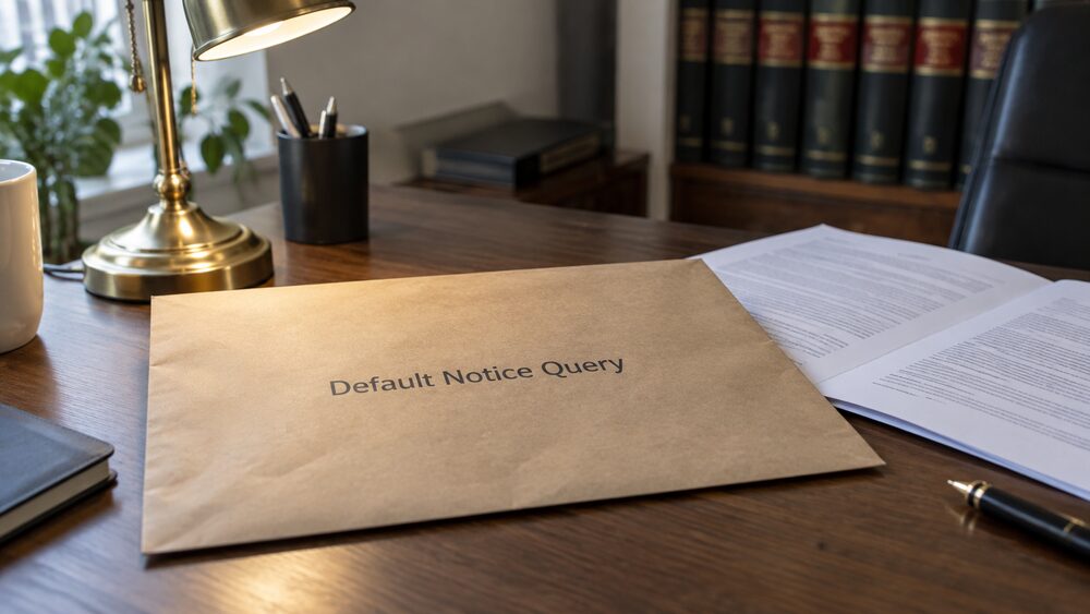 Can a default be recorded without a default notice?
