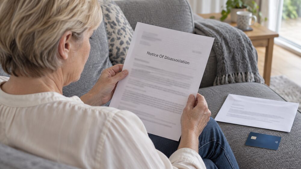 Financial associations and how to remove one