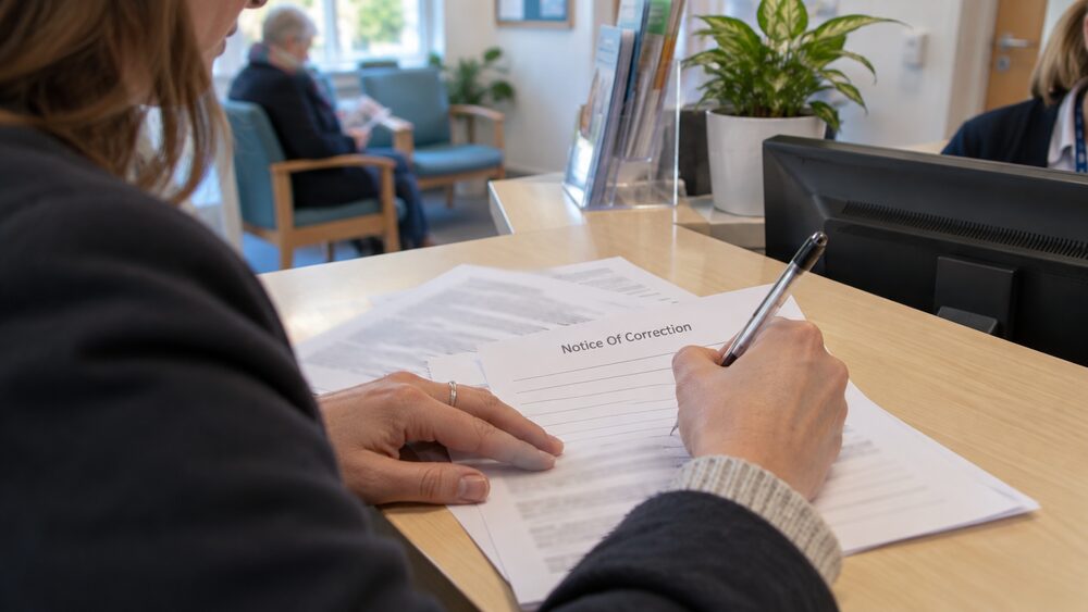 Adding a mental health note to your file