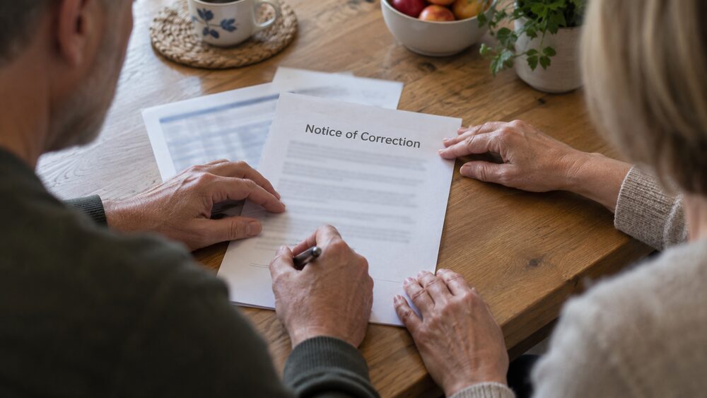 When an agency refuses your notice of correction