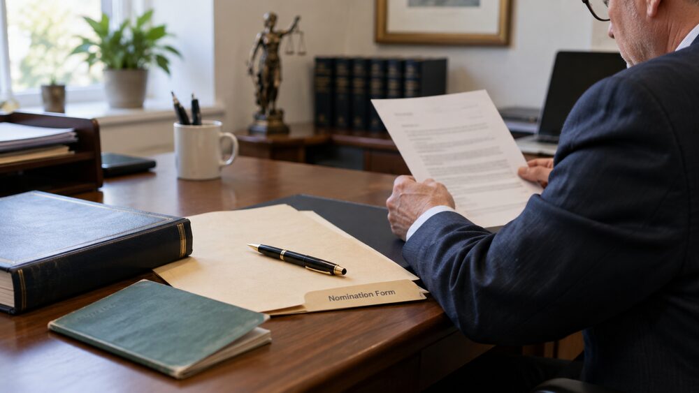Nominating someone to receive your shares