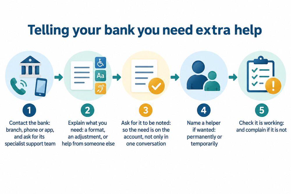 How to tell your bank you need extra help