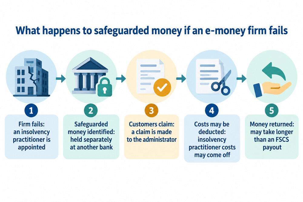 How money is returned when an e-money firm fails