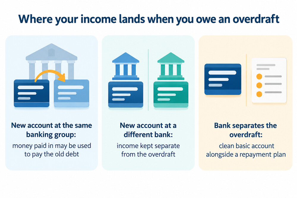How moving to a separate bank protects income from set-off
